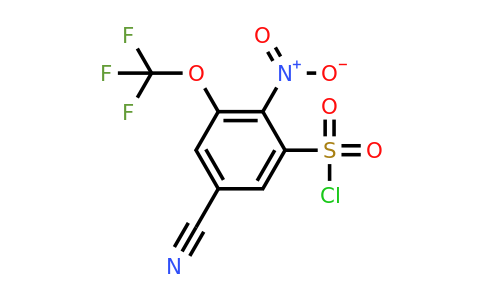 1806276-86-7 | 5-Cyano-2-nitro-3-(trifluoromethoxy)benzenesulfonylchloride