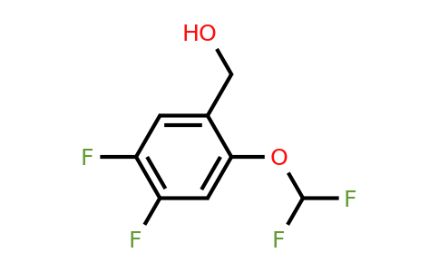 1806277-10-0 | 4,5-Difluoro-2-(difluoromethoxy)benzylalcohol