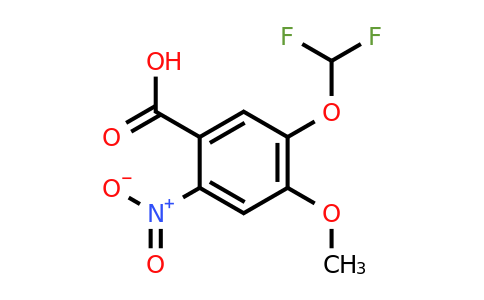1806277-24-6 | 5-Difluoromethoxy-4-methoxy-2-nitrobenzoic acid