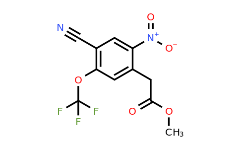 1806277-59-7 | Methyl 4-cyano-2-nitro-5-(trifluoromethoxy)phenylacetate