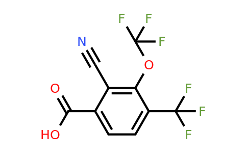 1806277-72-4 | 2-Cyano-3-trifluoromethoxy-4-(trifluoromethyl)benzoic acid