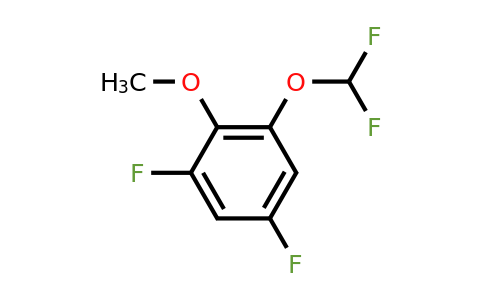 1806277-76-8 | 2,4-Difluoro-6-(difluoromethoxy)anisole