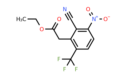 1806278-15-8 | Ethyl 2-cyano-3-nitro-6-(trifluoromethyl)phenylacetate