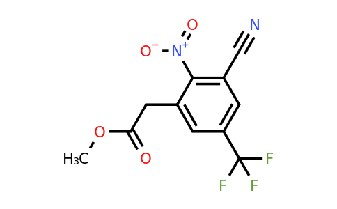 1806278-30-7 | Methyl 3-cyano-2-nitro-5-(trifluoromethyl)phenylacetate