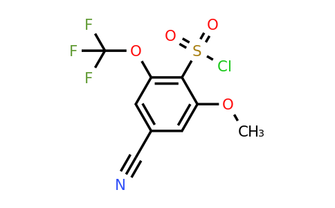 1806278-36-3 | 4-Cyano-2-methoxy-6-(trifluoromethoxy)benzenesulfonylchloride