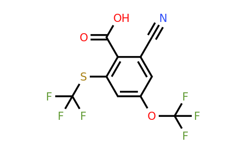 1806278-48-7 | 2-Cyano-4-trifluoromethoxy-6-(trifluoromethylthio)benzoic acid