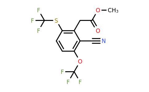 1806278-77-2 | Methyl 2-cyano-3-trifluoromethoxy-6-(trifluoromethylthio)phenylacetate