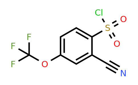 1806278-96-5 | 2-Cyano-4-(trifluoromethoxy)benzenesulfonylchloride