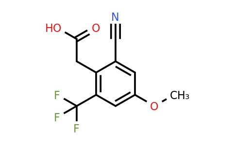 1806278-99-8 | 2-Cyano-4-methoxy-6-(trifluoromethyl)phenylacetic acid