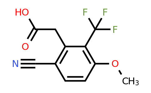 1806279-07-1 | 6-Cyano-3-methoxy-2-(trifluoromethyl)phenylacetic acid
