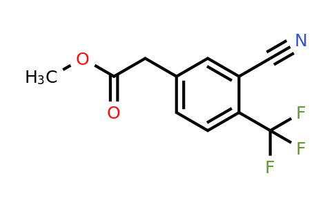 1806279-10-6 | Methyl 3-cyano-4-(trifluoromethyl)phenylacetate