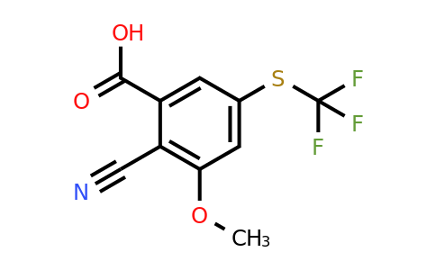 1806279-21-9 | 2-Cyano-3-methoxy-5-(trifluoromethylthio)benzoic acid