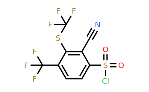1806279-76-4 | 2-Cyano-4-trifluoromethyl-3-(trifluoromethylthio)benzenesulfonylchloride