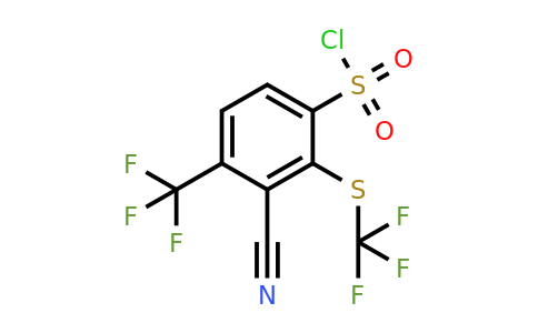 1806279-79-7 | 3-Cyano-4-trifluoromethyl-2-(trifluoromethylthio)benzenesulfonylchloride