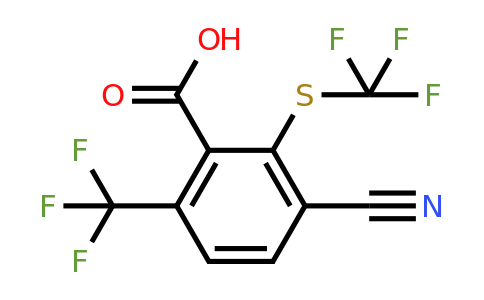 1806279-90-2 | 3-Cyano-6-trifluoromethyl-2-(trifluoromethylthio)benzoic acid