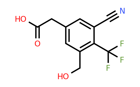 1806280-07-8 | 3-Cyano-5-hydroxymethyl-4-(trifluoromethyl)phenylacetic acid