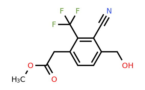 1806280-19-2 | Methyl 3-cyano-4-hydroxymethyl-2-(trifluoromethyl)phenylacetate