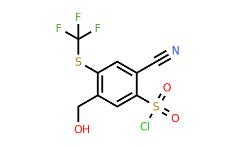 1806280-26-1 | 2-Cyano-5-hydroxymethyl-4-(trifluoromethylthio)benzenesulfonylchloride