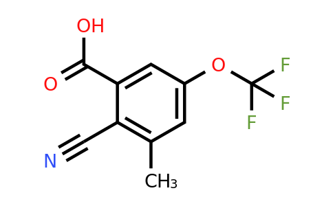 1806280-71-6 | 2-Cyano-3-methyl-5-(trifluoromethoxy)benzoic acid