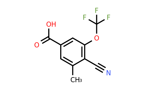 1806280-78-3 | 4-Cyano-3-methyl-5-(trifluoromethoxy)benzoic acid