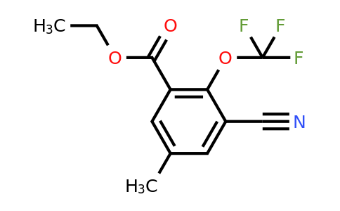 1806280-88-5 | Ethyl 3-cyano-5-methyl-2-(trifluoromethoxy)benzoate