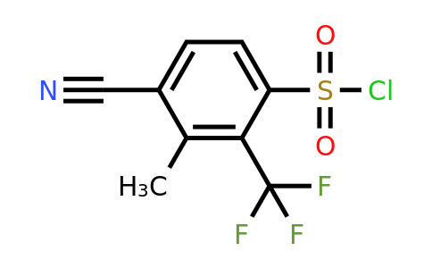 1806281-18-4 | 4-Cyano-3-methyl-2-(trifluoromethyl)benzenesulfonyl chloride