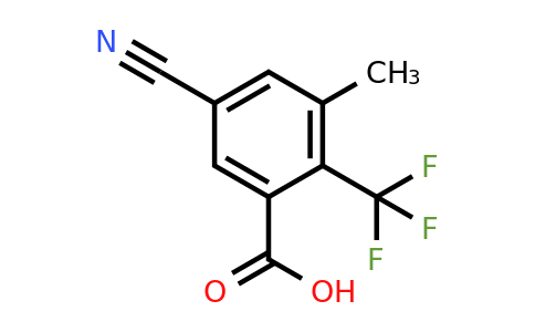 1806281-38-8 | 5-Cyano-3-methyl-2-(trifluoromethyl)benzoic acid