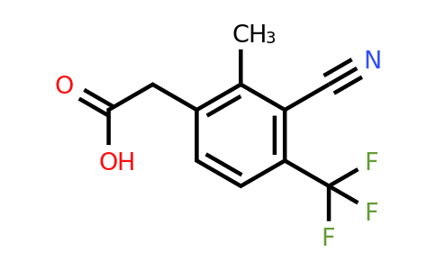 1806282-02-9 | 3-Cyano-2-methyl-4-(trifluoromethyl)phenylacetic acid