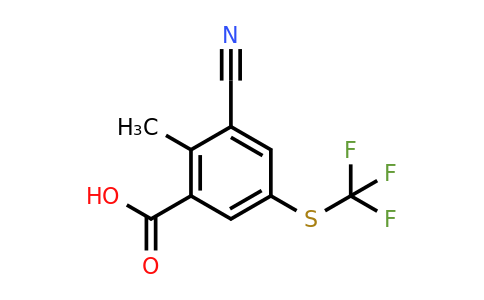 1806282-29-0 | 3-Cyano-2-methyl-5-(trifluoromethylthio)benzoic acid
