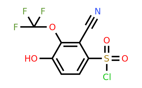 1806282-35-8 | 2-Cyano-4-hydroxy-3-(trifluoromethoxy)benzenesulfonylchloride