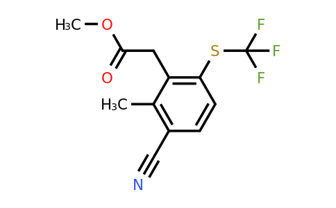 1806283-00-0 | Methyl 3-cyano-2-methyl-6-(trifluoromethylthio)phenylacetate