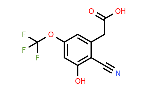 1806283-01-1 | 2-Cyano-3-hydroxy-5-(trifluoromethoxy)phenylacetic acid