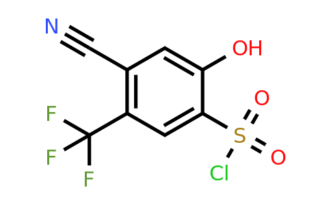 1806283-29-3 | 4-Cyano-2-hydroxy-5-(trifluoromethyl)benzenesulfonylchloride