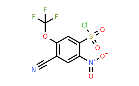 1806283-39-5 | 4-Cyano-2-nitro-5-(trifluoromethoxy)benzenesulfonylchloride