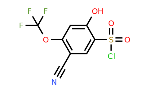 1806283-49-7 | 5-Cyano-2-hydroxy-4-(trifluoromethoxy)benzenesulfonylchloride