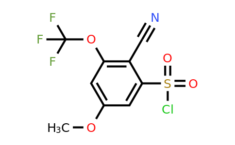 1806283-67-9 | 2-Cyano-5-methoxy-3-(trifluoromethoxy)benzenesulfonylchloride