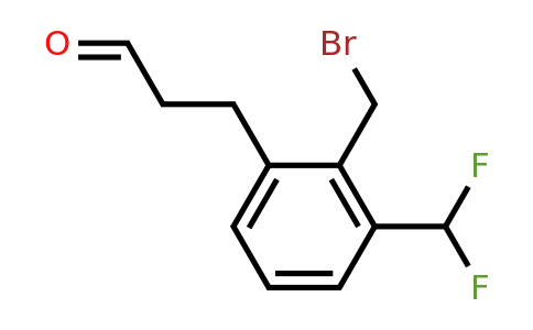 1806284-43-4 | 3-(2-(Bromomethyl)-3-(difluoromethyl)phenyl)propanal
