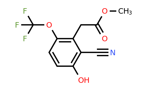 1806284-84-3 | Methyl 2-cyano-3-hydroxy-6-(trifluoromethoxy)phenylacetate