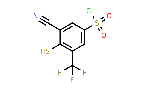 1806284-92-3 | 3-Cyano-4-mercapto-5-(trifluoromethyl)benzenesulfonylchloride