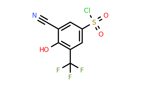 1806285-03-9 | 3-Cyano-4-hydroxy-5-(trifluoromethyl)benzenesulfonylchloride