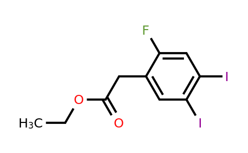 1806287-53-5 | Ethyl 4,5-diiodo-2-fluorophenylacetate