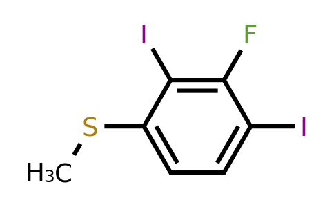 1806287-73-9 | 2,4-Diiodo-3-fluorothioanisole