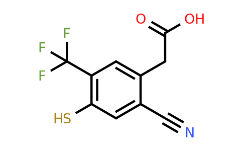 1806287-79-5 | 2-Cyano-4-mercapto-5-(trifluoromethyl)phenylacetic acid