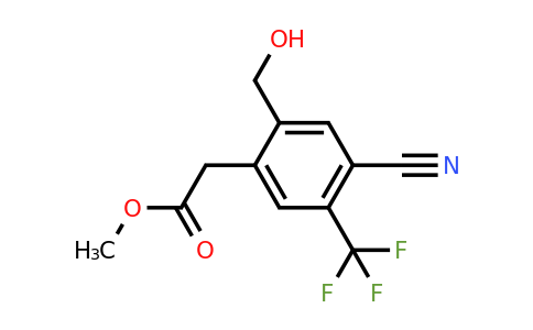 1806287-88-6 | Methyl 4-cyano-2-hydroxymethyl-5-(trifluoromethyl)phenylacetate