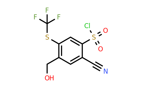 1806287-95-5 | 2-Cyano-4-hydroxymethyl-5-(trifluoromethylthio)benzenesulfonylchloride
