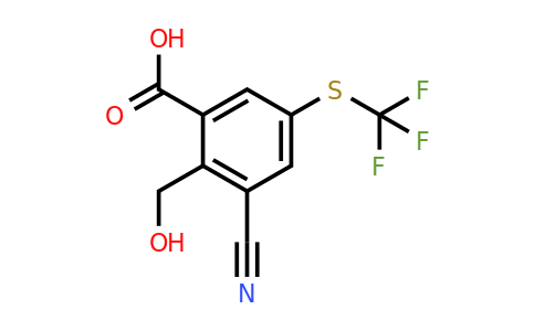 1806288-04-9 | 3-Cyano-2-hydroxymethyl-5-(trifluoromethylthio)benzoic acid