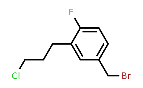 1806288-07-2 | 3-(3-Chloropropyl)-4-fluorobenzylbromide
