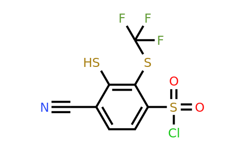 1806288-33-4 | 4-Cyano-3-mercapto-2-(trifluoromethylthio)benzenesulfonylchloride