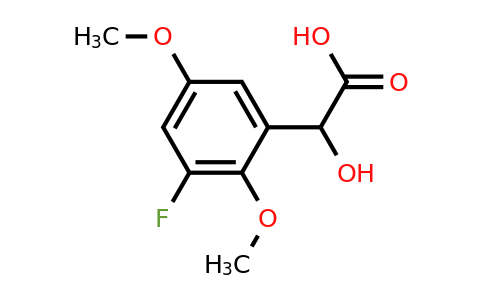1806289-92-8 | 2,5-Dimethoxy-3-fluoromandelic acid