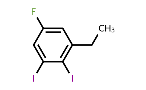 1806290-75-4 | 1,2-Diiodo-3-ethyl-5-fluorobenzene